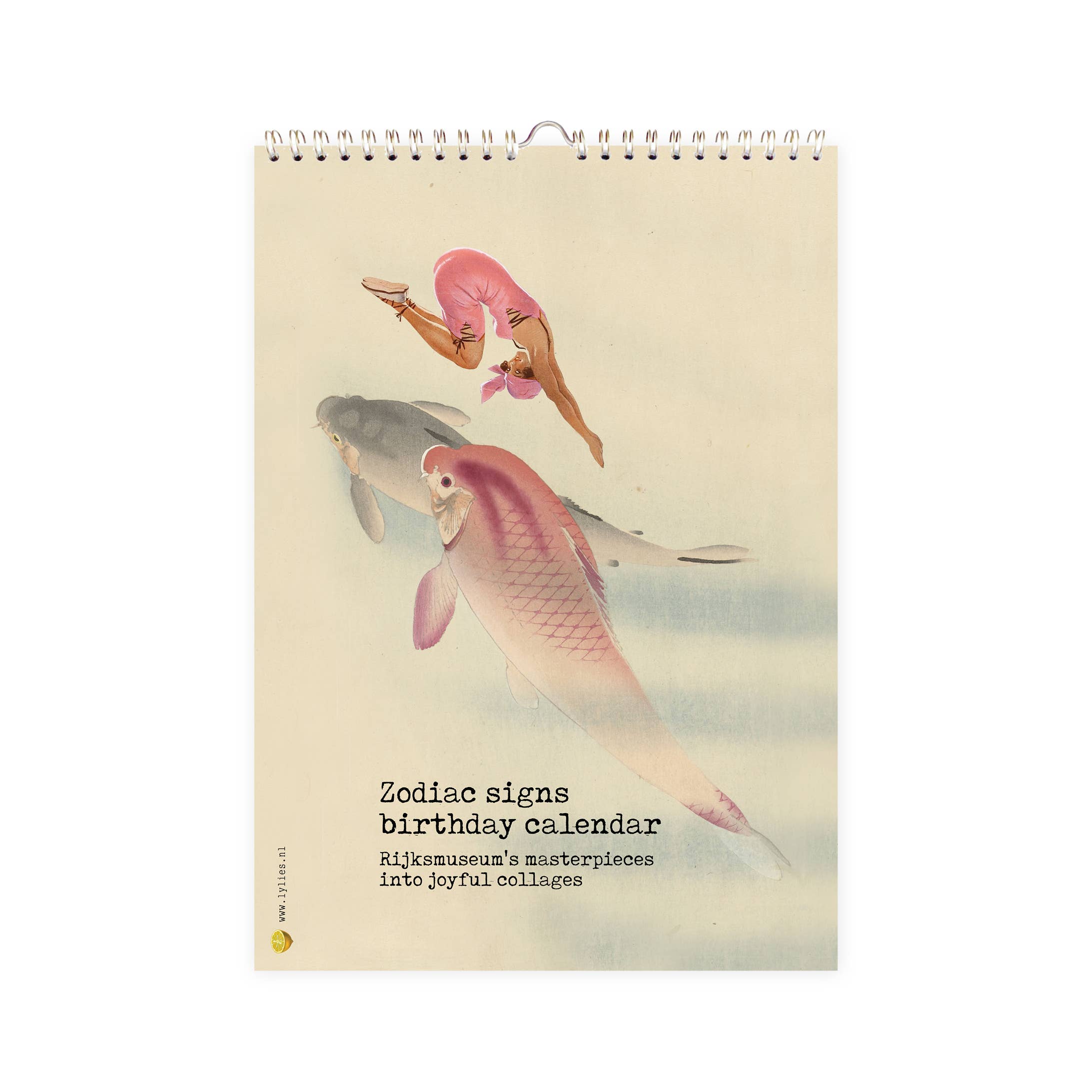Lylies – wholesale Calendar – Birthday calendar collages Rijksmuseum constellations A4