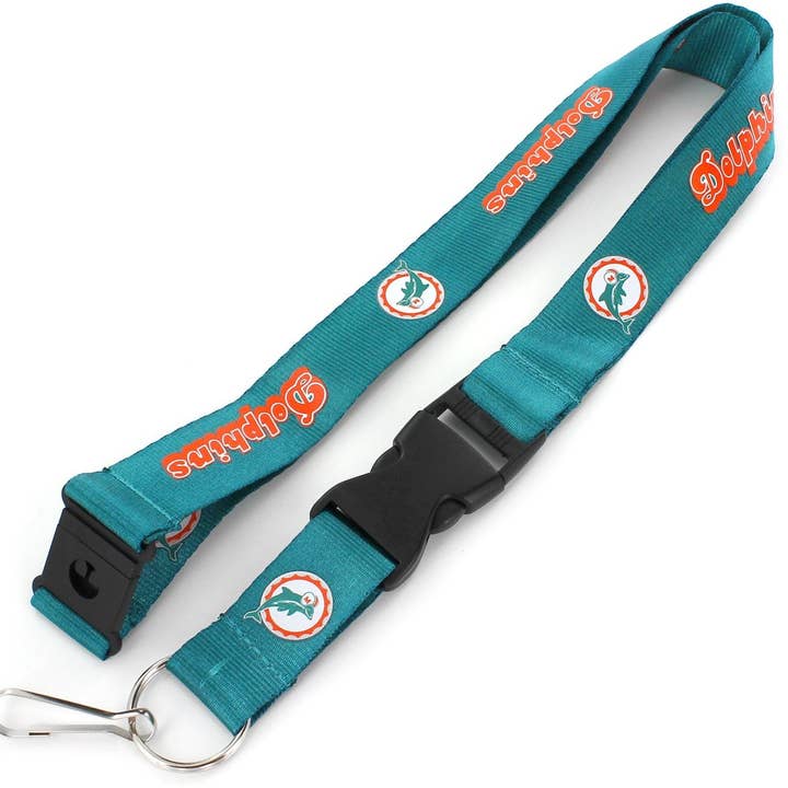 NFL Miami Dolphins Throwback Lanyard for wholesale by Aminco USA
