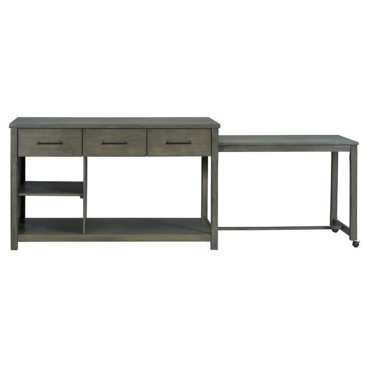 HOMYCASA DESIGN INC - Wholesale Kitchen Storage/Organizer - Extendable Kitchen Island with Power Outlets & Storage30