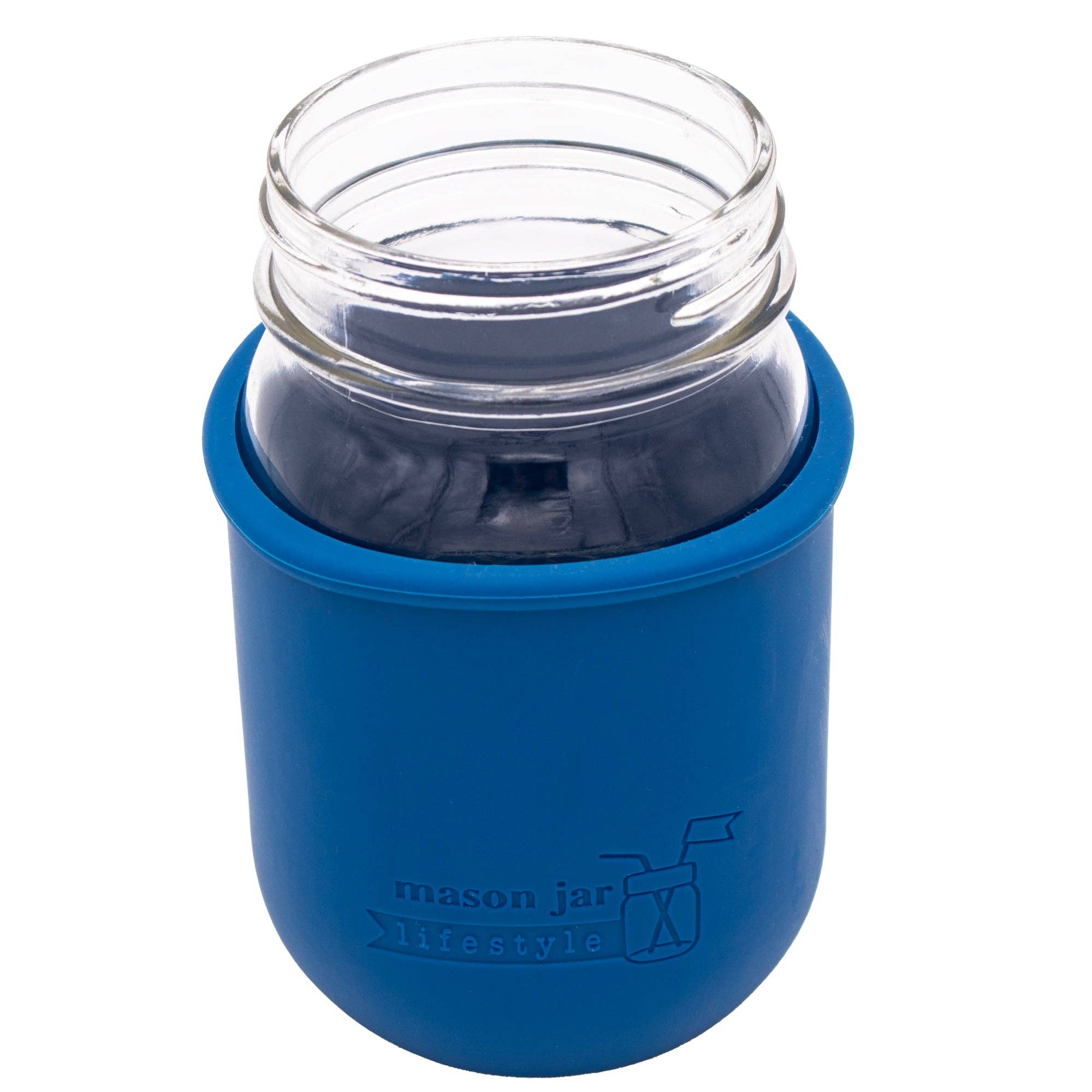 Mason Jar Lifestyle - Wholesale Drink Huggers & Koozies - Silicone Sleeve for Regular Mouth Pint 16oz Mason Jars11
