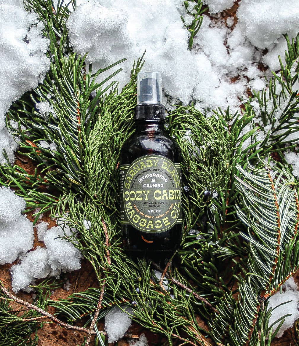 Barnaby Black - Wholesale Massage Oil/Gel - Cozy Cabin Massage Oil1