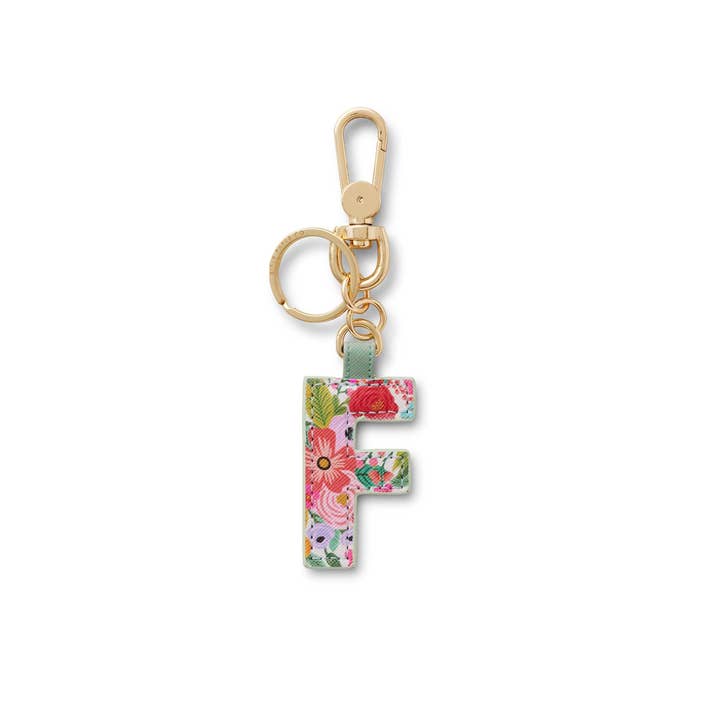 Rifle Paper Co. - Wholesale Keychain - Women's - Garden Party Monogram Key Ring