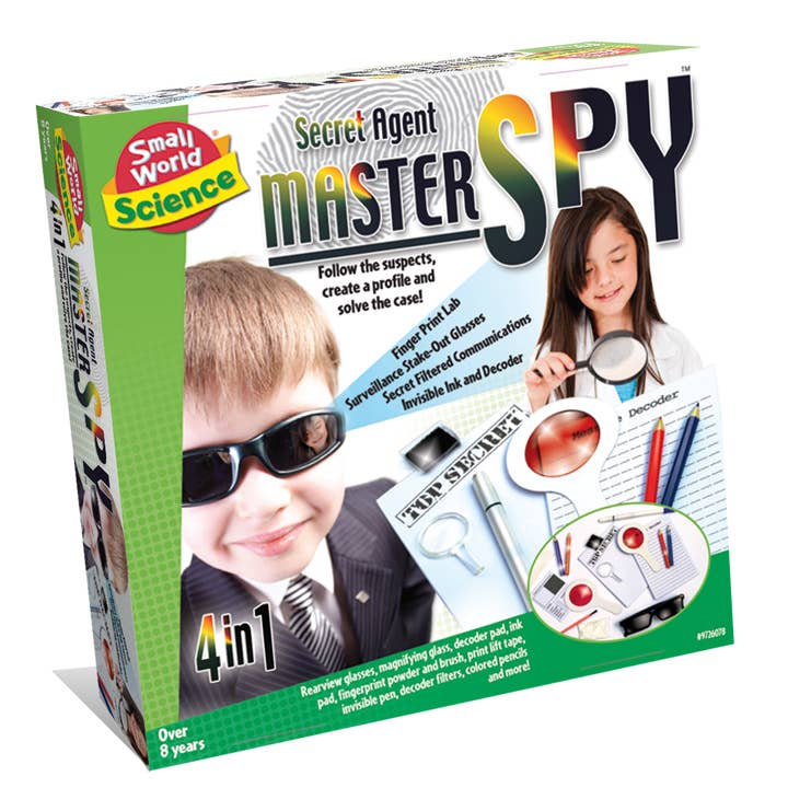 Small World Toys - Wholesale Toy Set - Kids - Secret Agent Master Spy 4-In-11