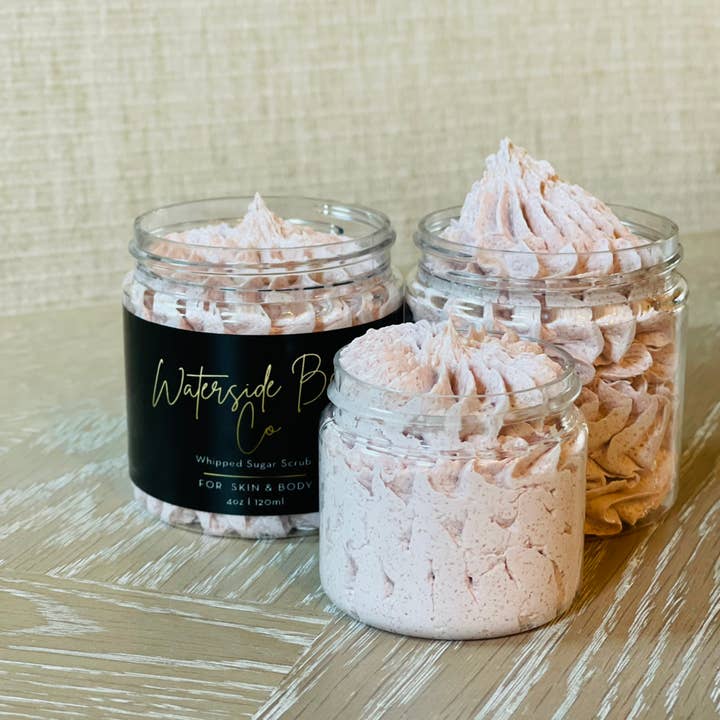 Waterside Bath Co - Vente Gommage/exfoliant pour le corps - Gommage au sucre fouetté aux orchidées ensorcelées1