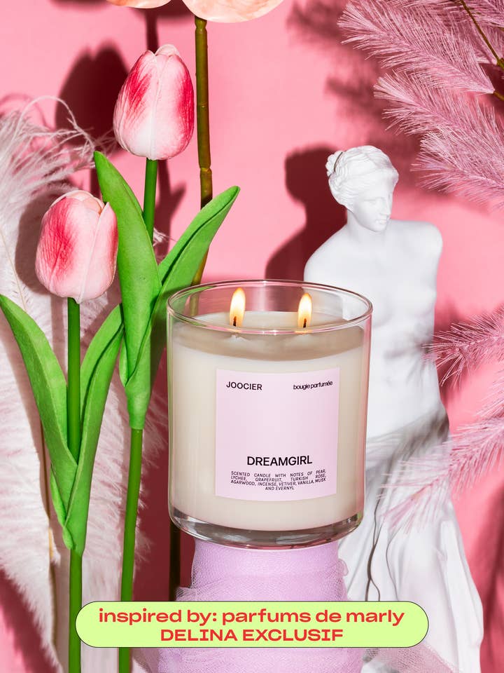Dreamgirl Candle | Delina Exclusif Dupe | 10 oz for wholesale by Joocier