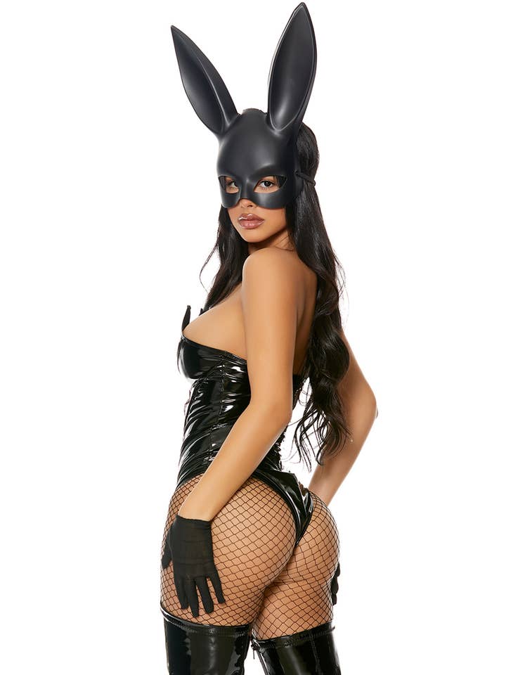 Black Breathtaking Sexy Bunny Costume for wholesale on Faire