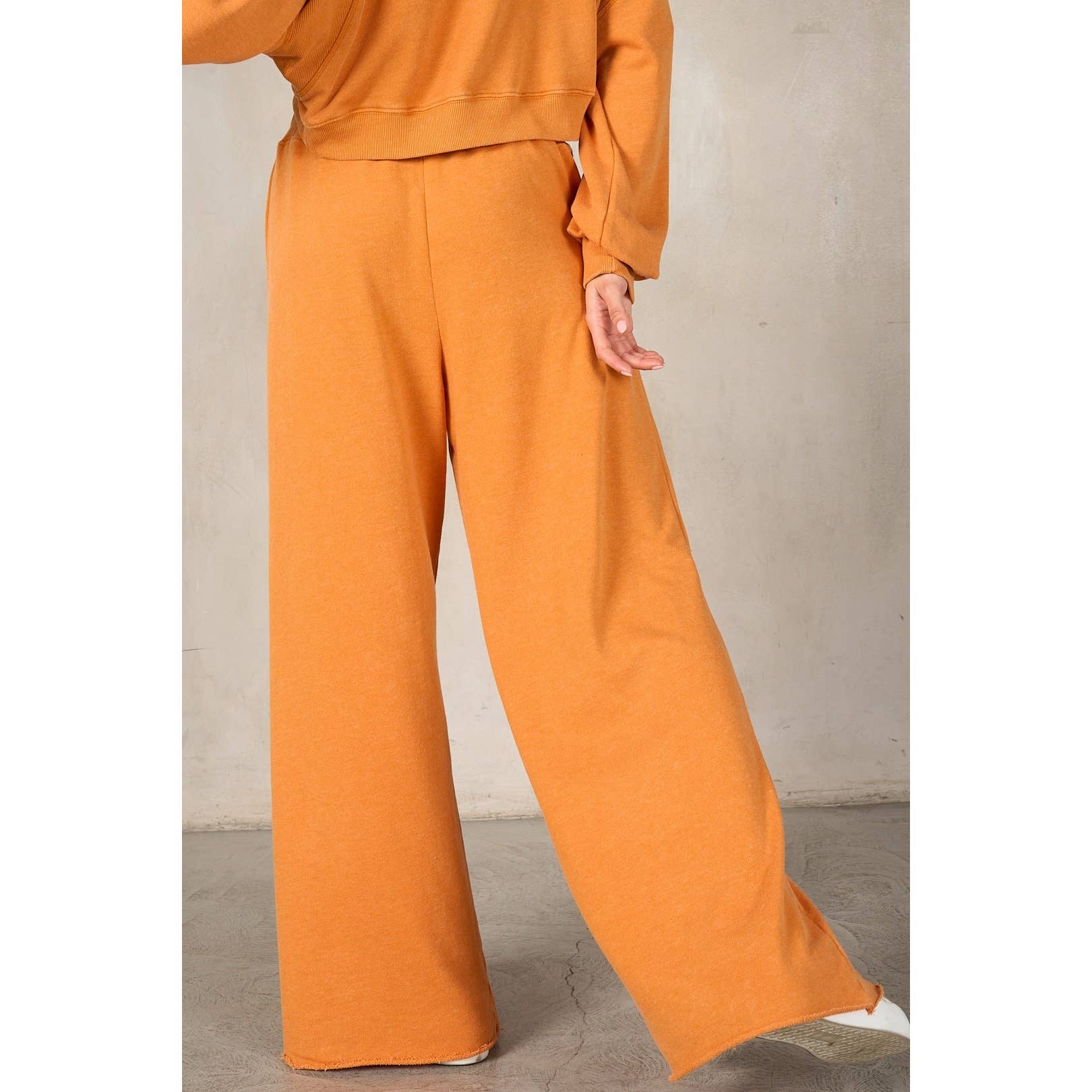 lalamia - Wholesale Pants - Women's - Matching Rib Wide Oversize Sweatpants30