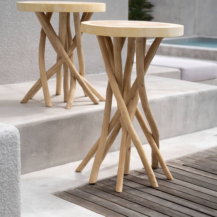 Bazar Bizar Living - Wholesale Side Table - The Gili Bar Table