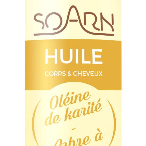 SOARN - Olio al karité e al tea tree - 100 ml per la vendita all'ingrosso da parte di Soarn Cosmetique