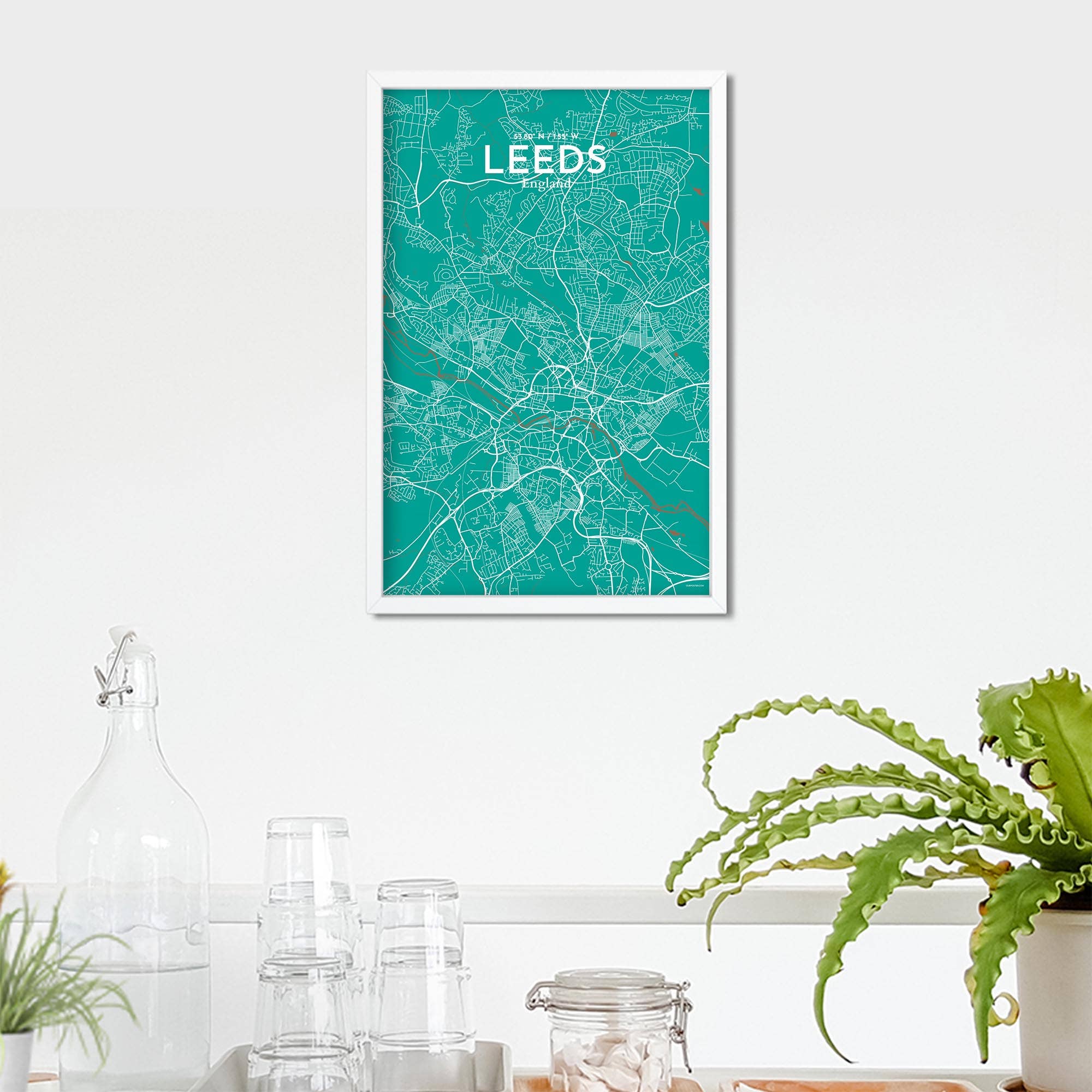 OurPoster.com – wholesale Poster – Leeds karta affisch35