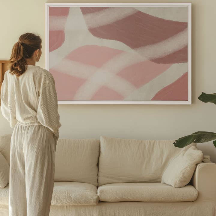 Oleka Canvas - Wholesale Art Print - ROSY GLOW, canvas wall art print