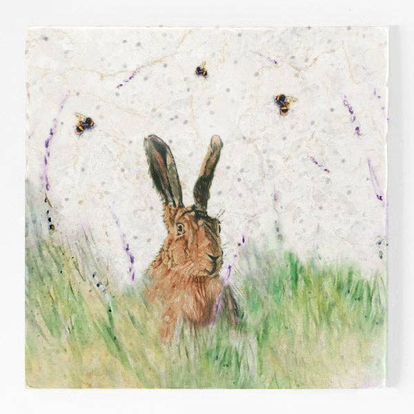 Marble Trivet Small - Hare 'n' Seek for wholesale by Country Creation