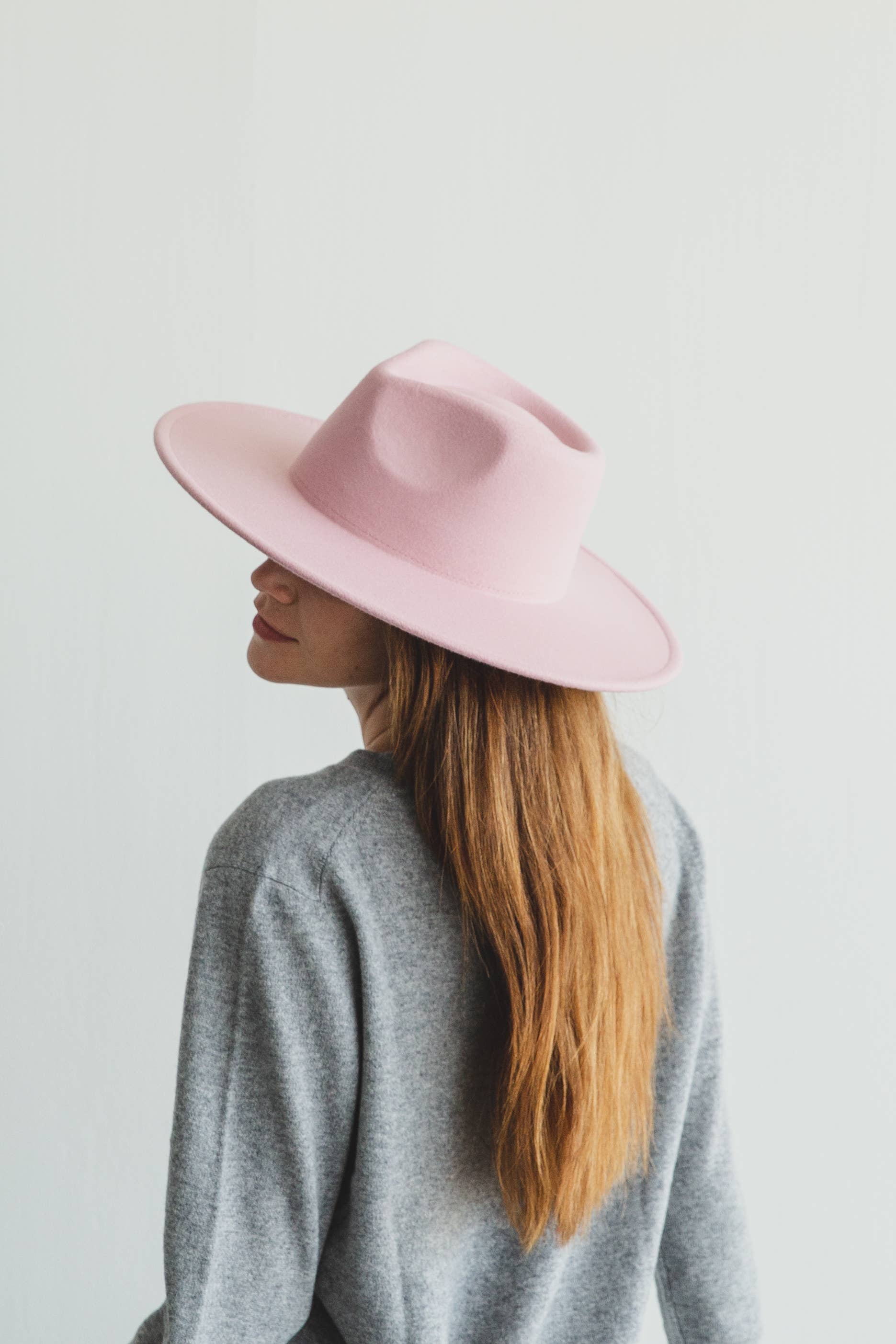 Bella Betty - Wholesale Fedora - Women's - Best Best Seller Vegan felt fedora hat with wide stiff  flat25