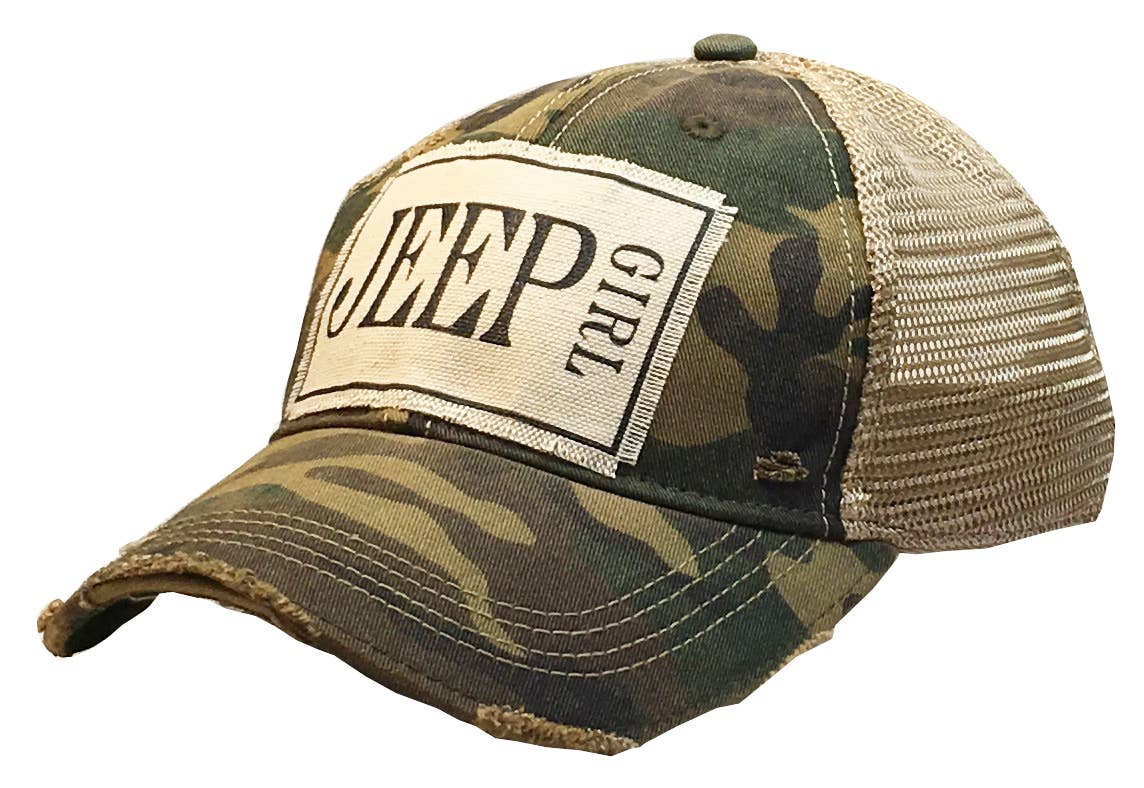 Vintage Life – wholesale Truckerkeps – Dam – Jeep flicka nödställda Trucker keps1