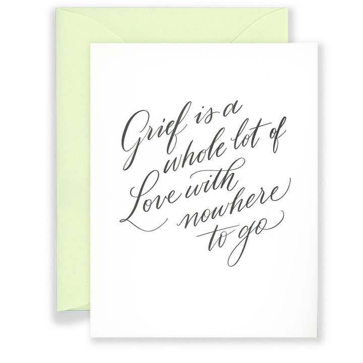 Lionheart Prints – Großhandel Beileidskarten – Love With Nowhere To Go Sympathie-Grußkarte