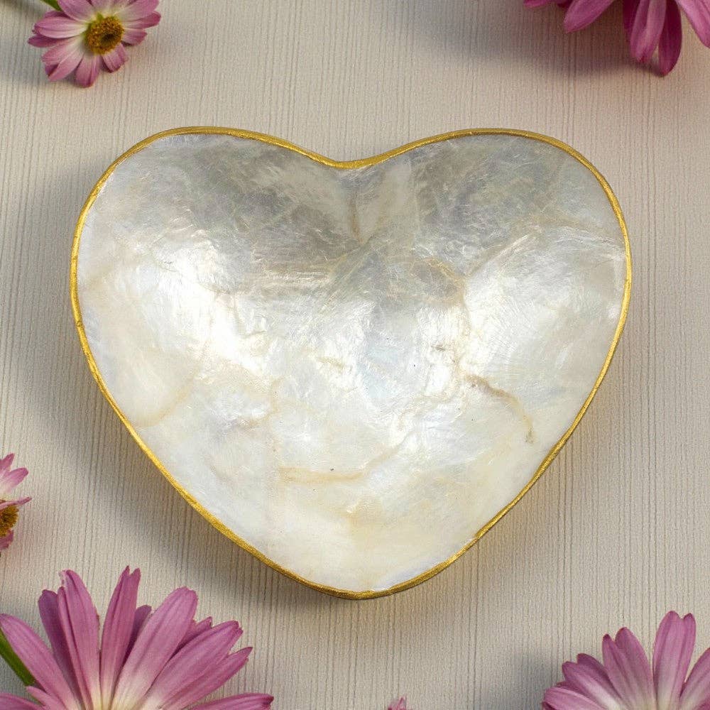 Earths Elements Wholesale - Wholesale Jewelry Dish - Trinket Holder - Shell Heart