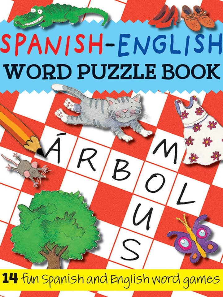 Spaans-Engels Woordpuzzelboek door Bruzzone & Anderen voor wholesale door Boon Books