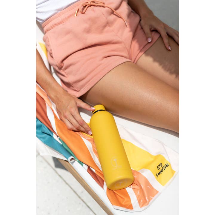 Caye Life - Wholesale Water bottle - Antigua | 750ml Water Bottle | Mustard3