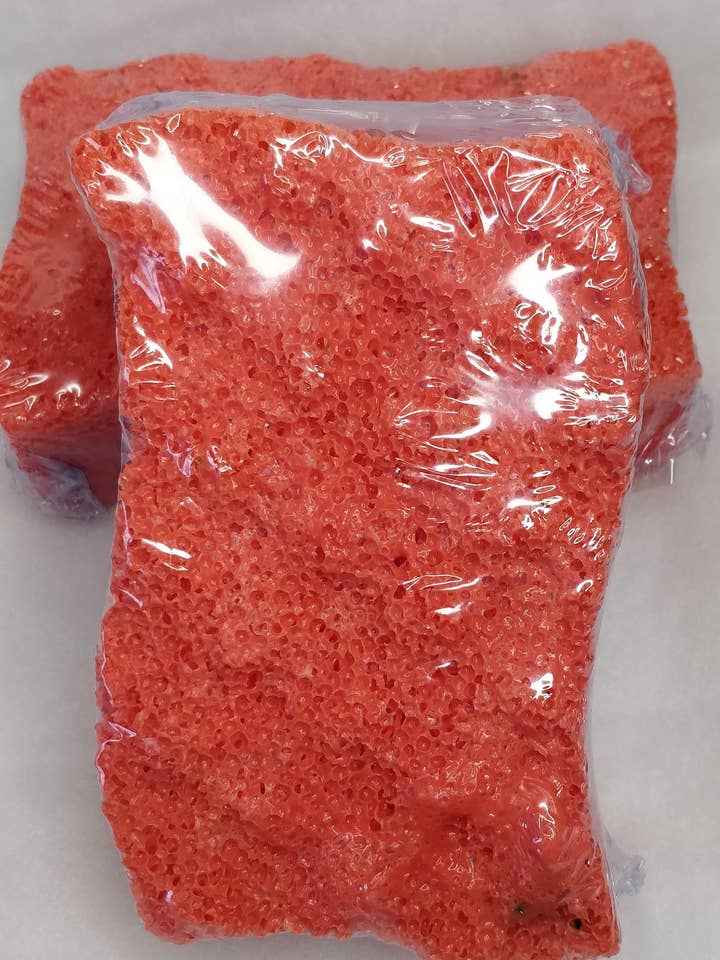 Cherry cola Soap infused sponge Shower Sponge Bath sponge for wholesale by Witchy Wednesdays