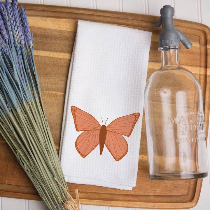 Butterfly Waffle Weave Küchentuch, Badetuch für den Großhandel von Amber Marie Design