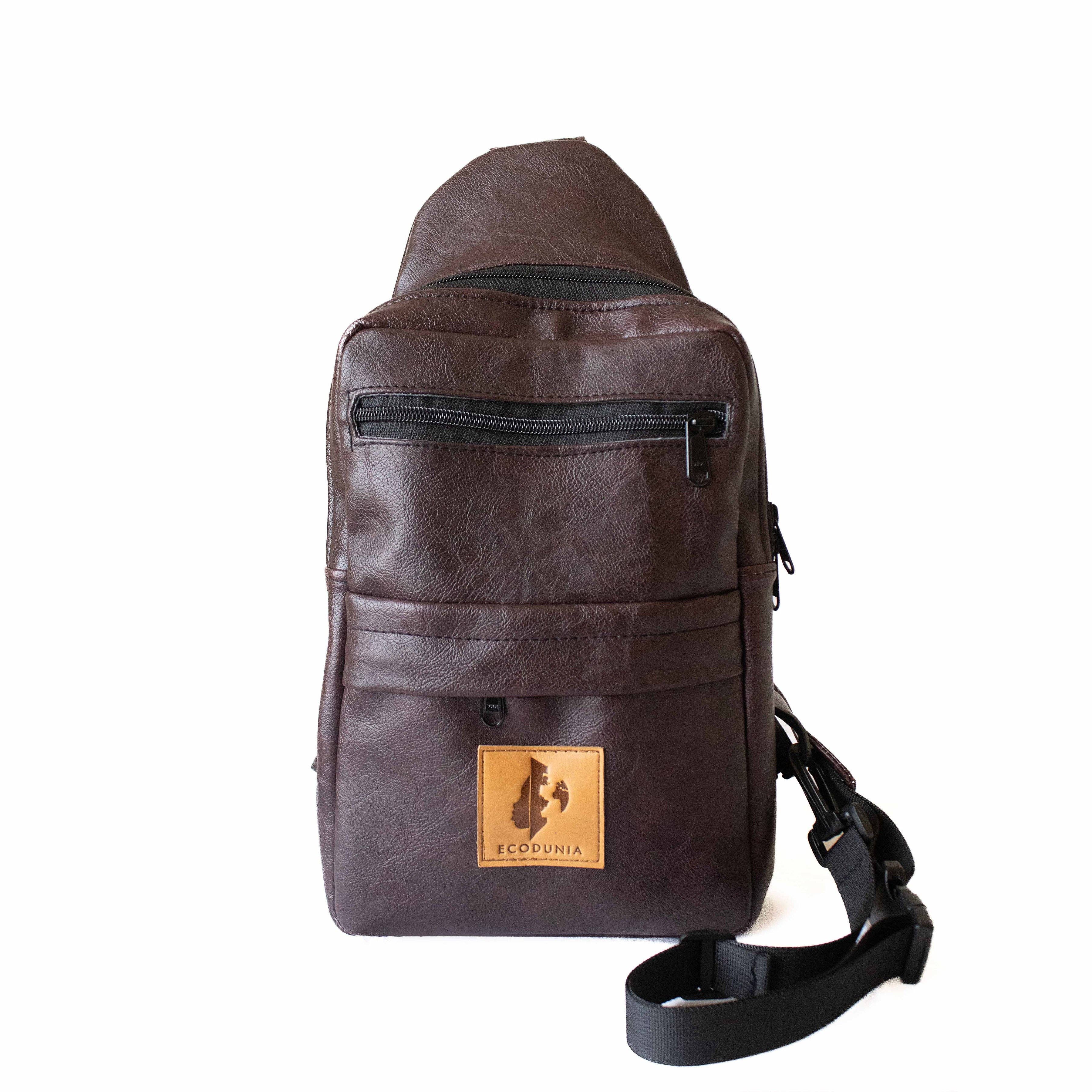 Ecodunia - Wholesale Crossbody Bag - Unisex - Large Vegan Leather Crossbody Sling Bag | Umoja8