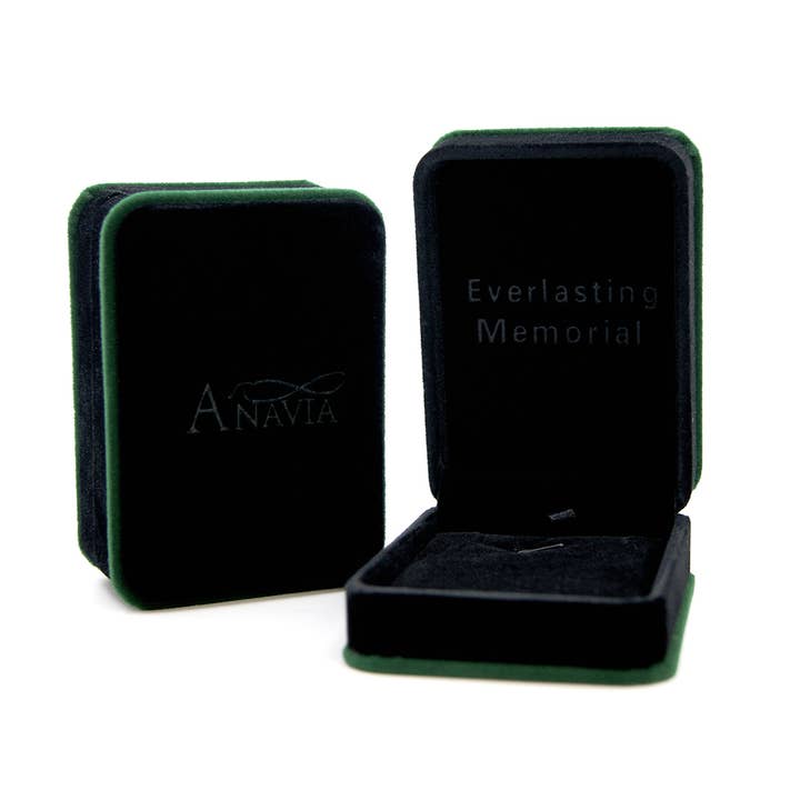 Anavia - Venta al por mayor Collares con colgantes/abalorios - Collar conmemorativo con forma de urna con cartucho de bala negra
