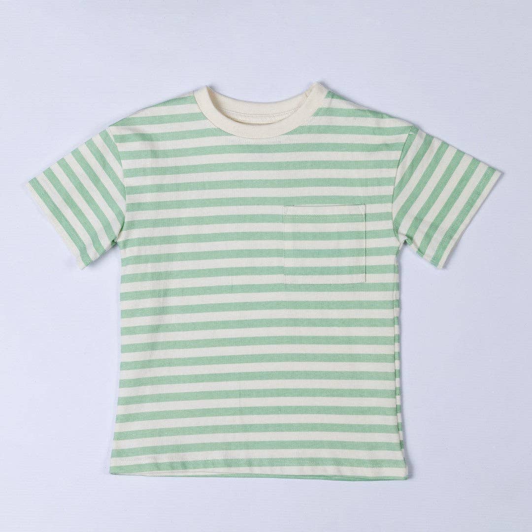 Ecru White Kids Stylish Green T-shirt for wholesale on Faire2