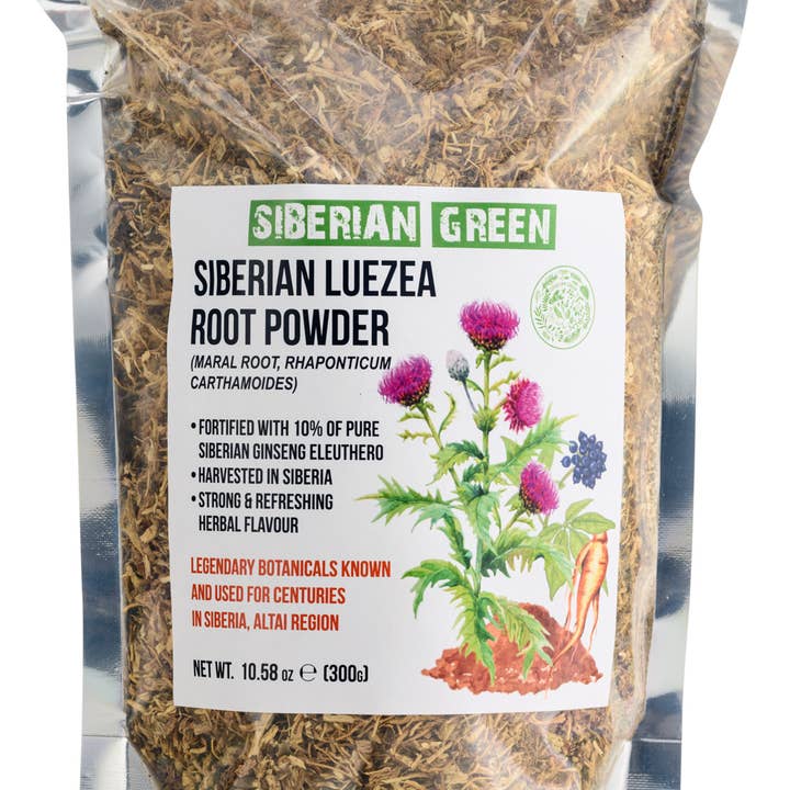 SiberianGreen - Wholesale Losse thee - Maral Leuzea Wortel met Eleuthero Siberische Ginseng - 300g1