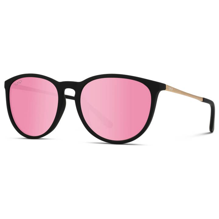 WMP Eyewear – Großhandel Sonnenbrille – Damen – Drew - Polarisierte runde Sonnenbrille für Damen