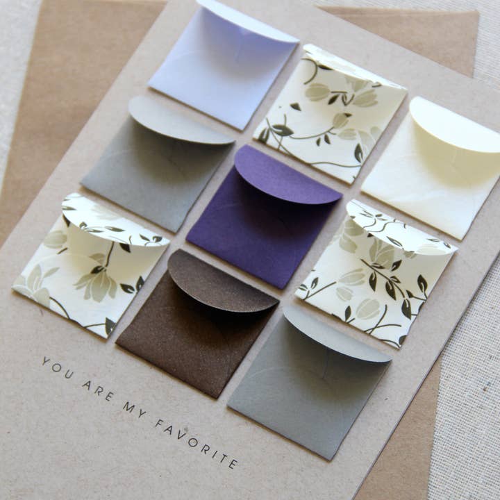 Lemon Drop Papers, Inc. - Vendita all'ingrosso Biglietti d'amore - Biglietto con buste My Favorite1