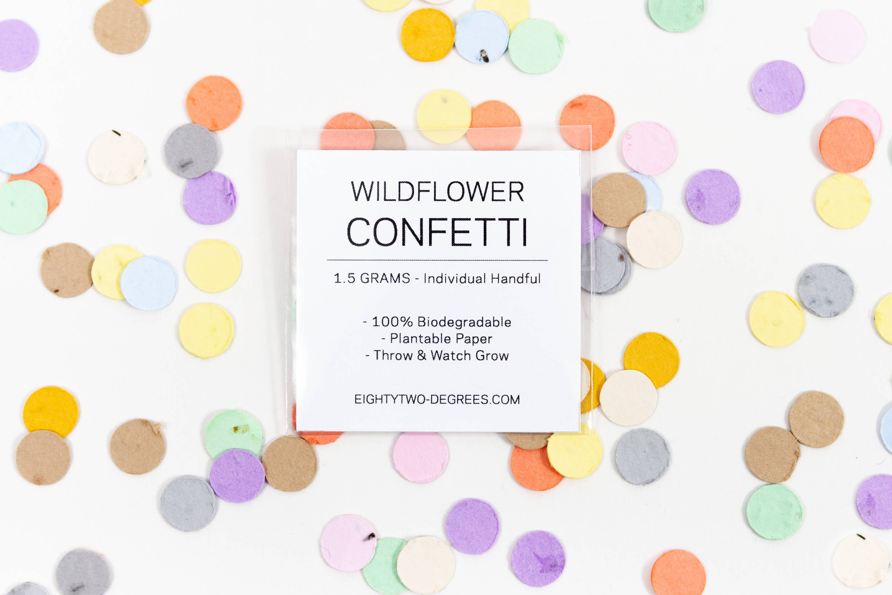 Studio 82° - Wholesale Confetti - Mini Wildflower Seed Confetti - Rainbow