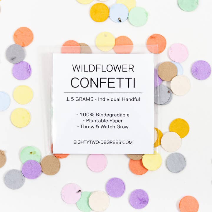 Confete Mini Sementes de Flores Silvestres - Arco-íris por atacado de Studio 82°
