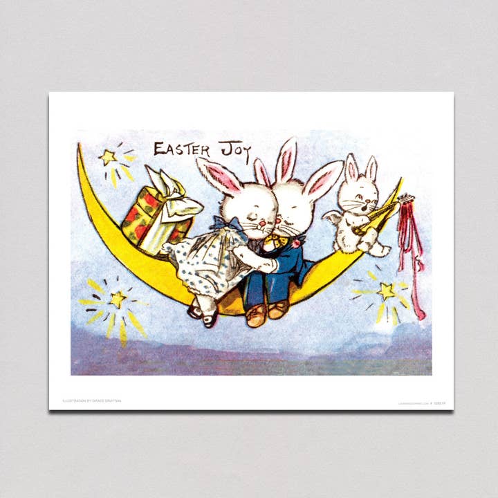 Konijn Geliefden - Paas Kunstdruk voor wholesale door Laughing Elephant