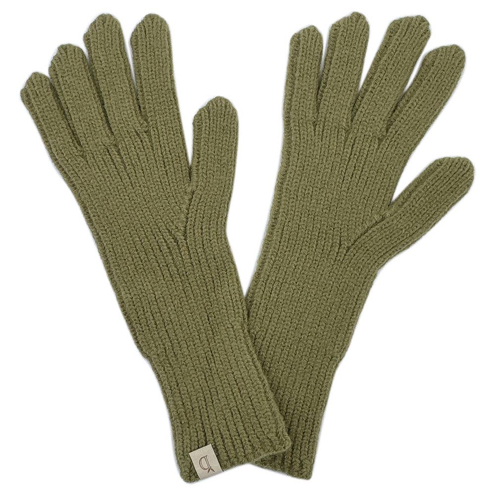 Sensibling Corp. - Wholesale Gloves – Women's - Ribbed Knit Solid Long Winter Gloves11