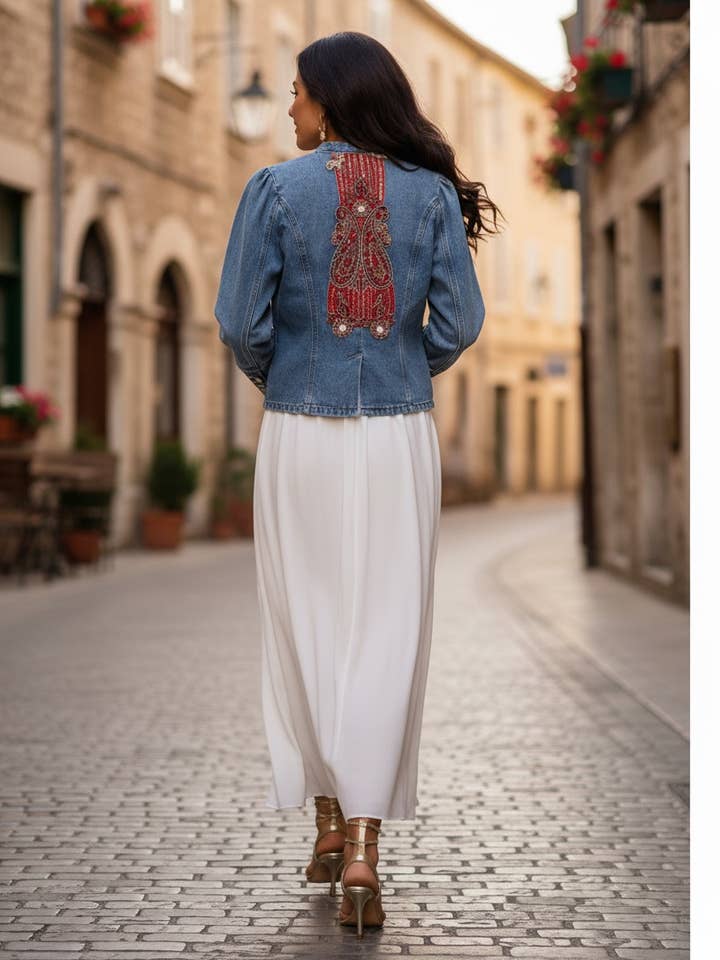 Denim Jewel for wholesale by TABITHA