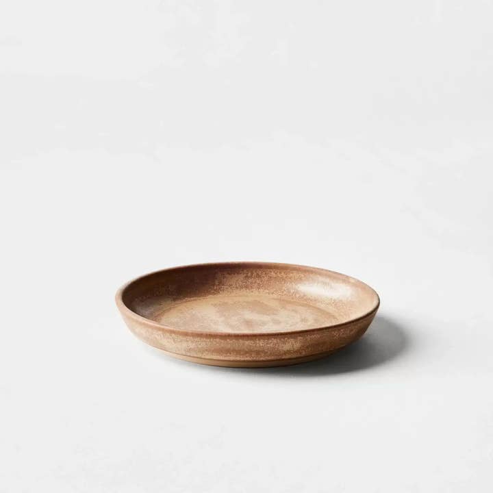 Taupe Ceramic Appetizer Plate for wholesale by Âme Atendre