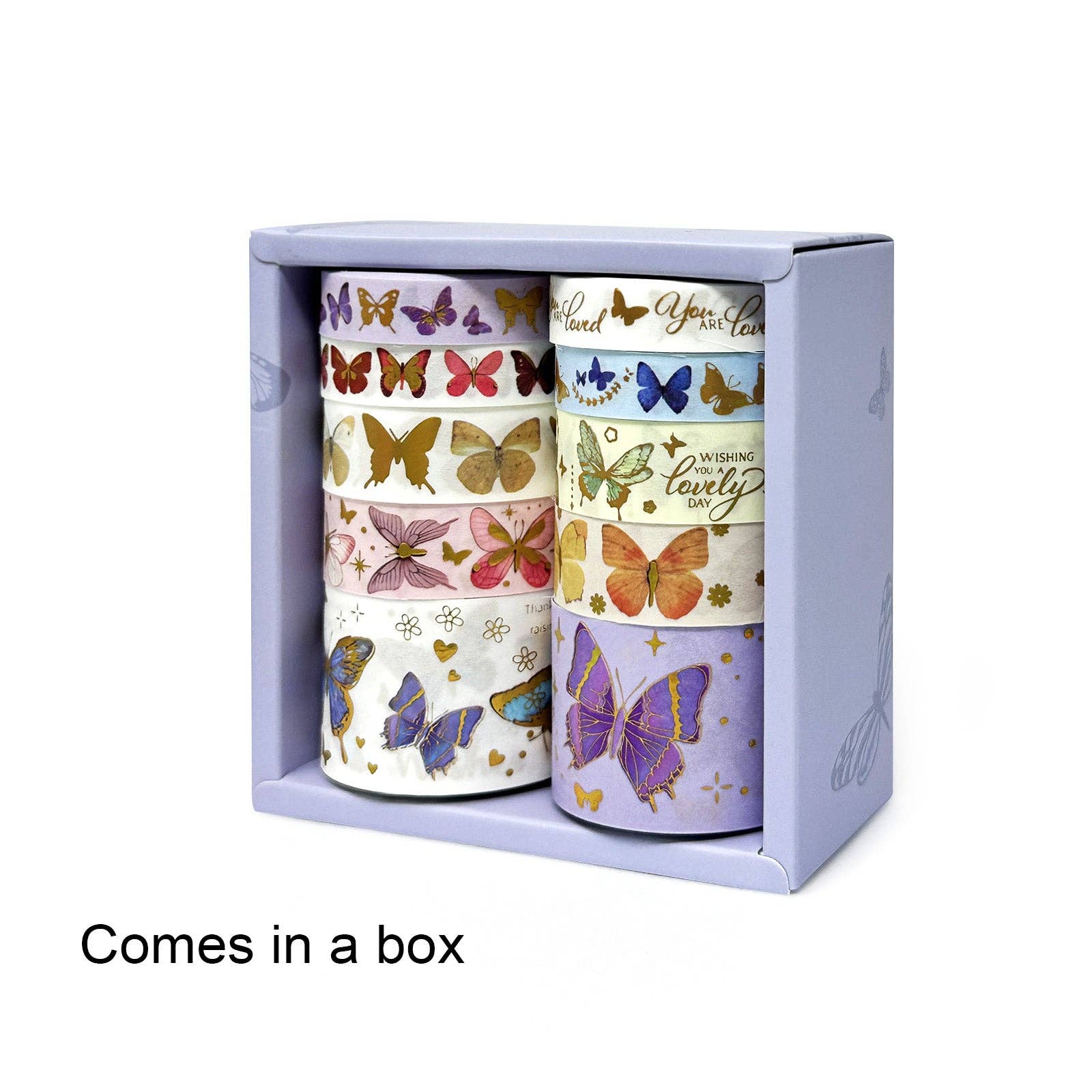 Wrapables.com - Wholesale Washi Tape - Wrapables Decorative Gold Foil Washi Tape Box Set18