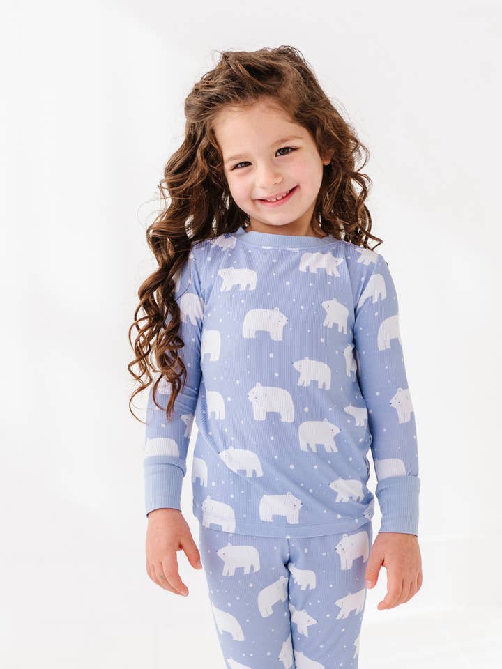 Kiki + Lulu - Wholesale Sleepwear Set - Kids - Stay Chill Ribbed Kids Pajamas