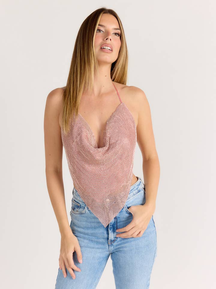 Da Veamor - Wholesale Blouse - Women's - CARMEN Diamond Harlter Top14