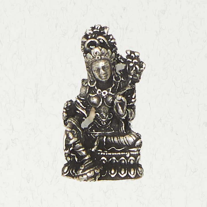 Goddess Pewter Pendant Necklace – Tara for wholesale by Nirvana LLC