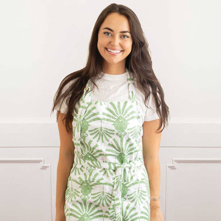 Deco Palm Apron for wholesale by 8 Oak Lane