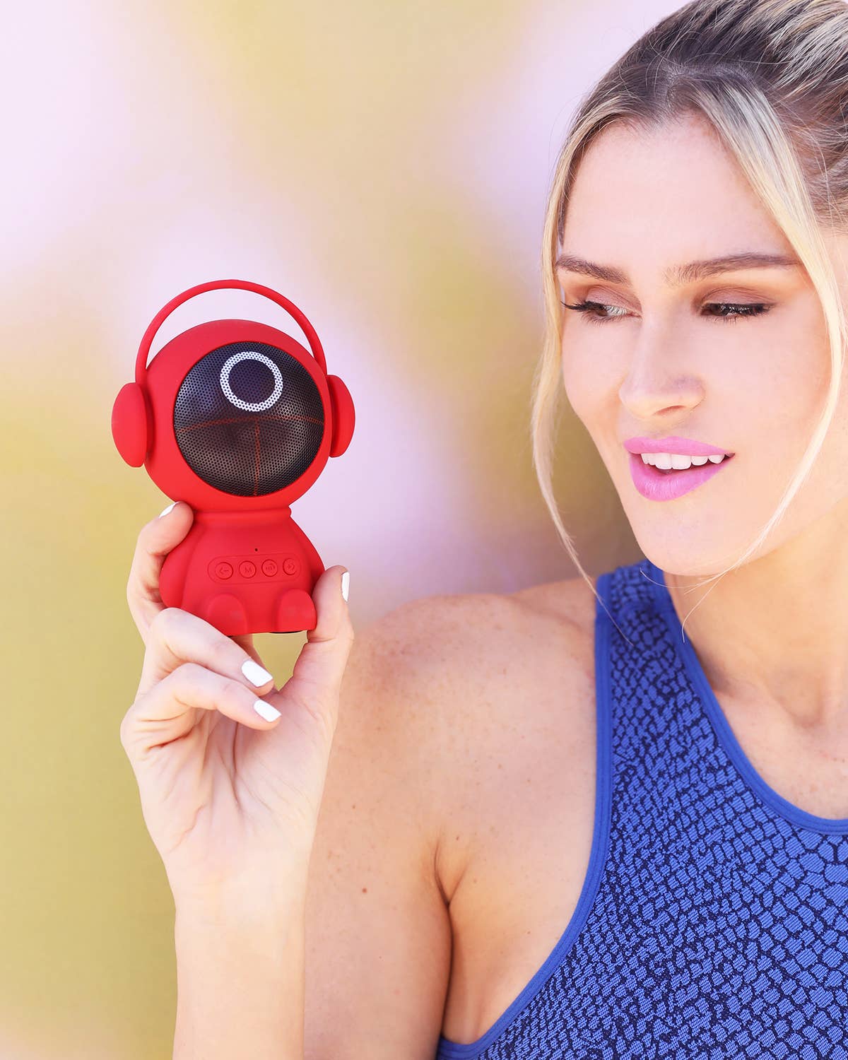 Savoy Active - Vente Haut-parleurs - Enceinte Bluetooth Squid Game - Rouge1