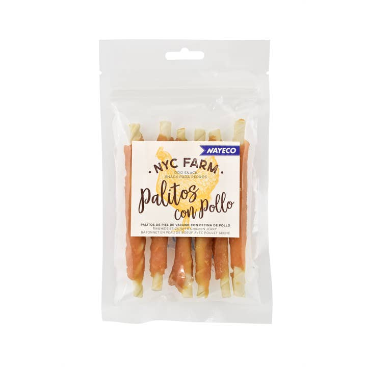 Nayeco – wholesale Pet treats – Dog – NYC Farm Chicken Sticks 12.5cm