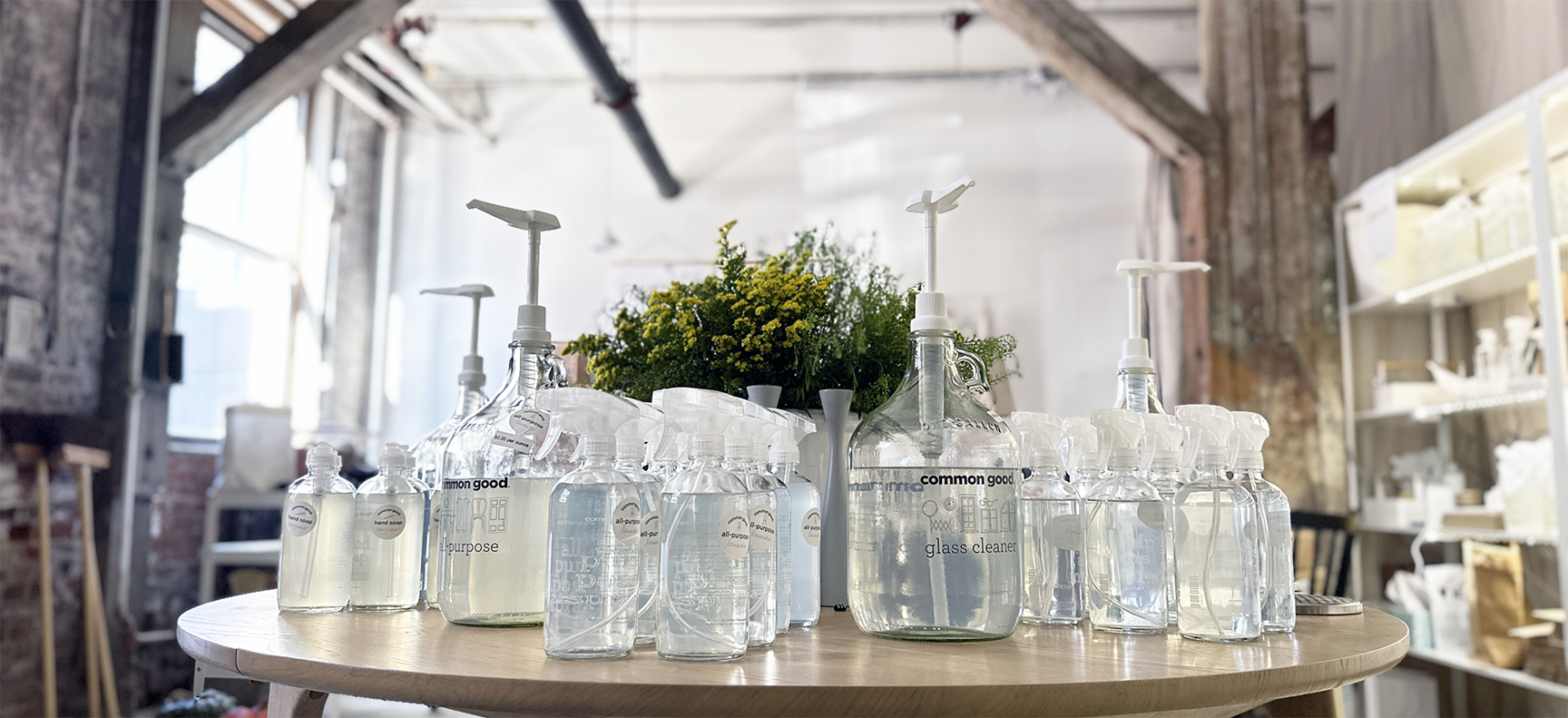 Common Good - Wholesale Retailer Display - Accessories - Glass Refill Station Bottle Display7