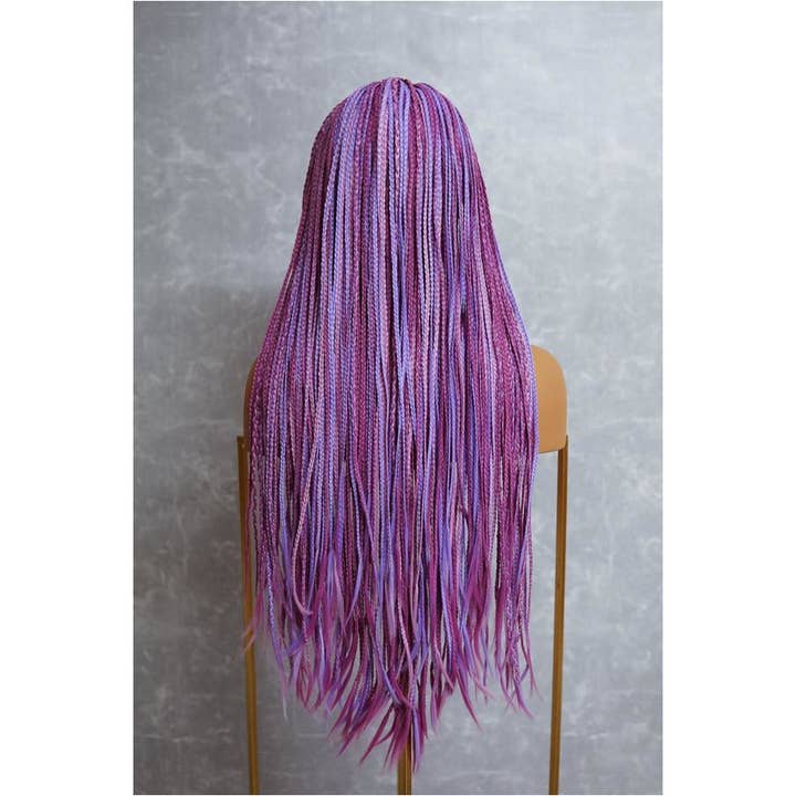 Milk & Honey - Wholesale Wig/Hair Piece - PHOENIX Mixed Pink Braided 26" Lace Front Wig