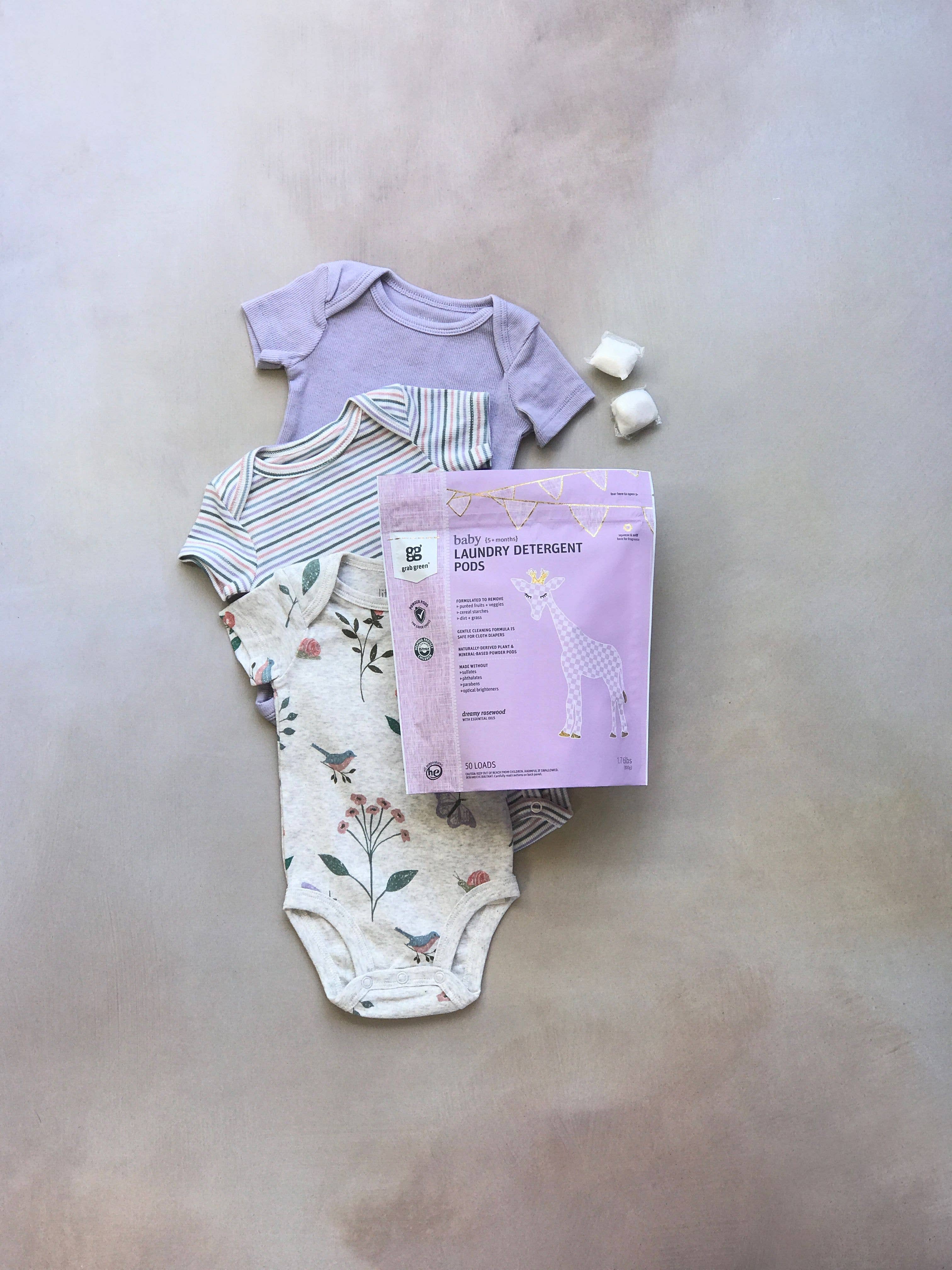 Grab Green - Wholesale Laundry Detergent Powder/Pods - Baby Laundry Detergent Pods, Rosewood, 50 Loads7