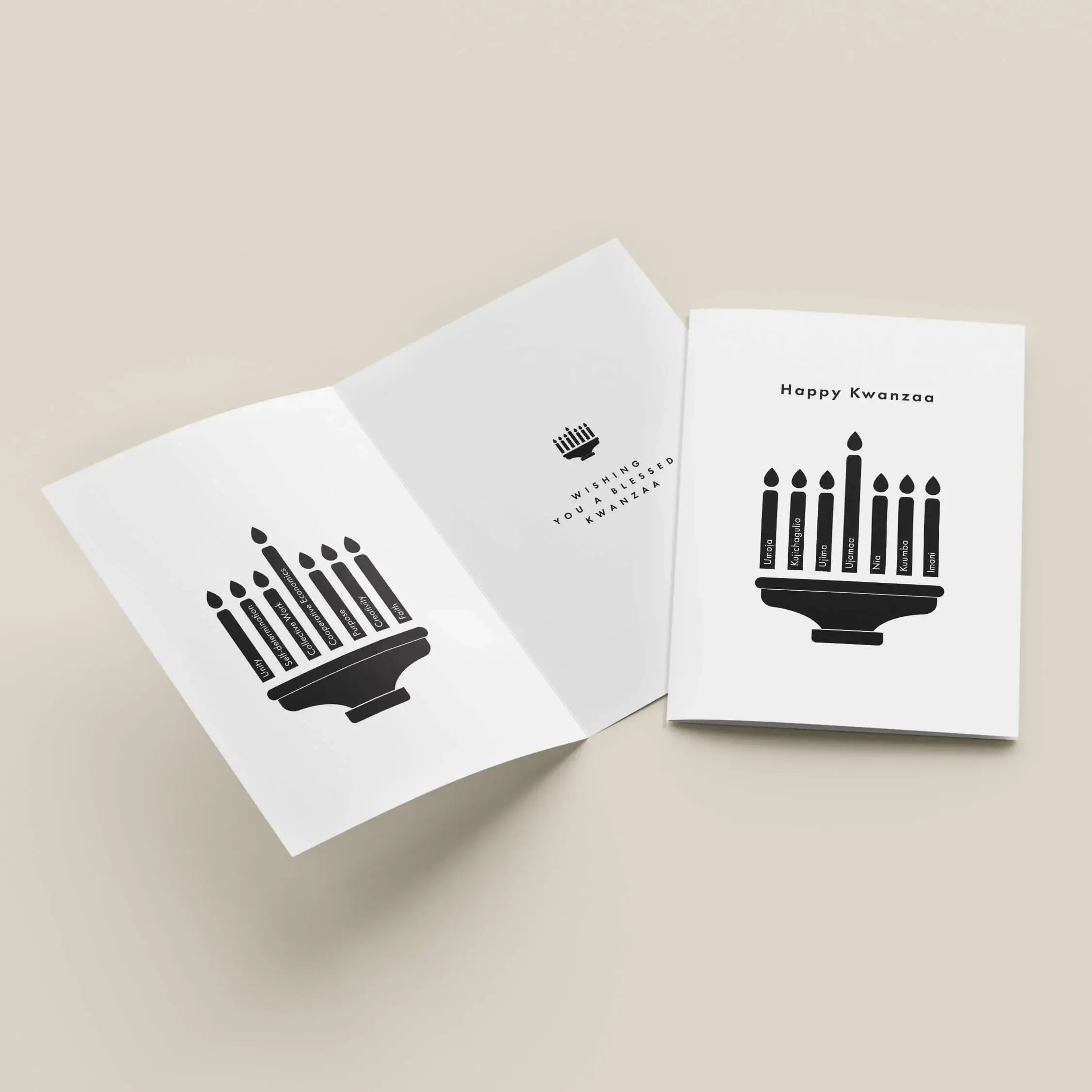 Junebug Ink - Wholesale Kwanzaa Card - Happy Kwanzaa1