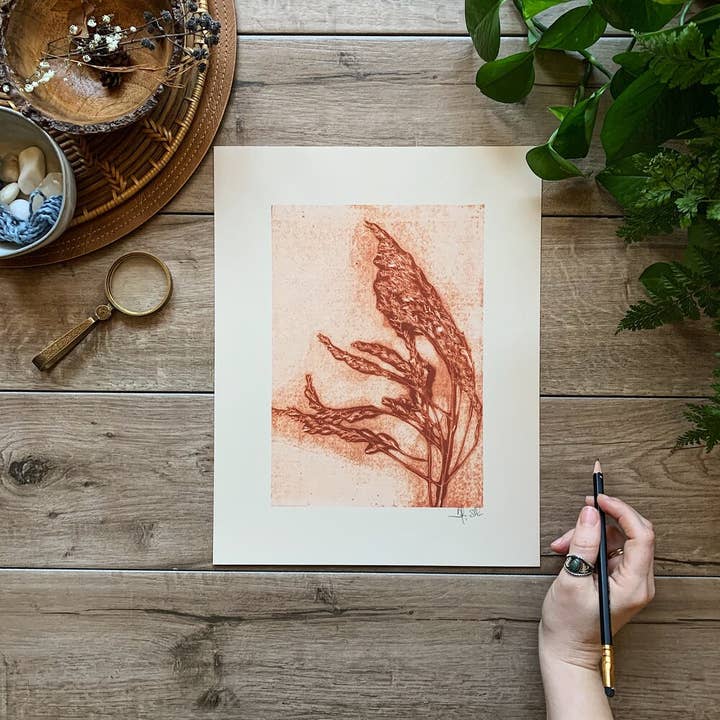 Carta e pietra - Stampa 8x10 per la vendita all'ingrosso da parte di Rise + Wander