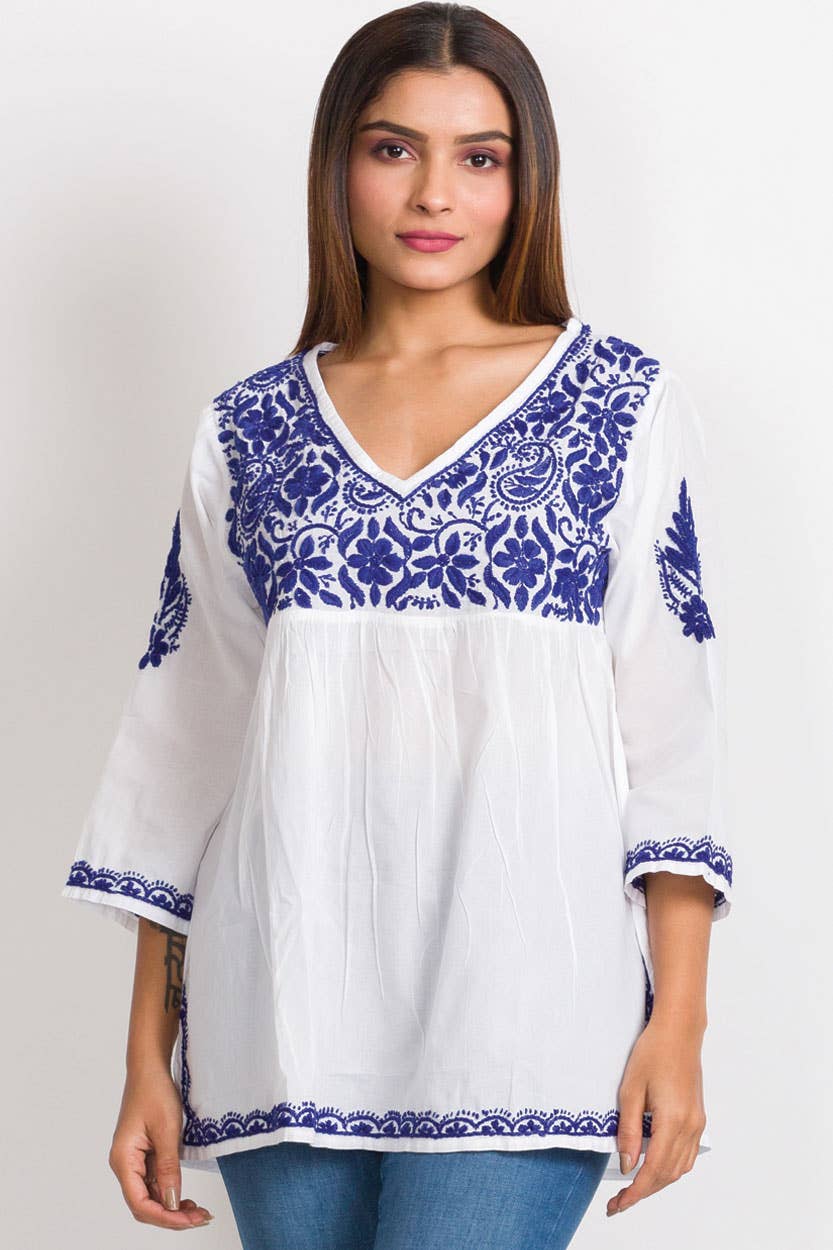 Sevya Handmade – wholesale Tunic – Women’s – Ramani Embroidered Tops0