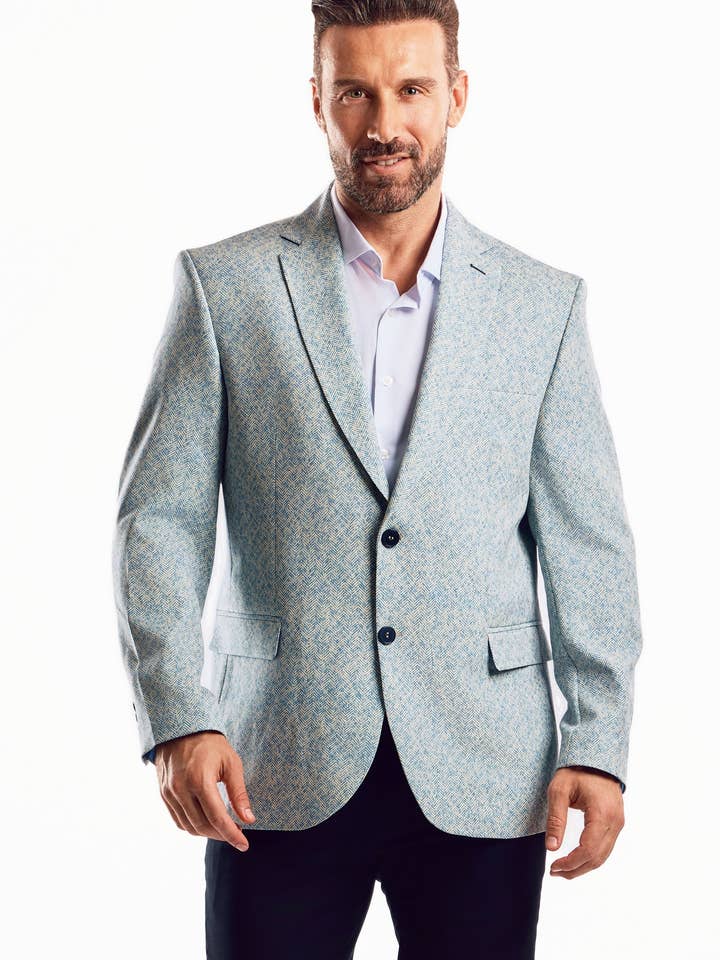 Mojito Reserve Herre Micro Chevron Print Sportsjakke for engroshandel hos MOJITO COLLECTION